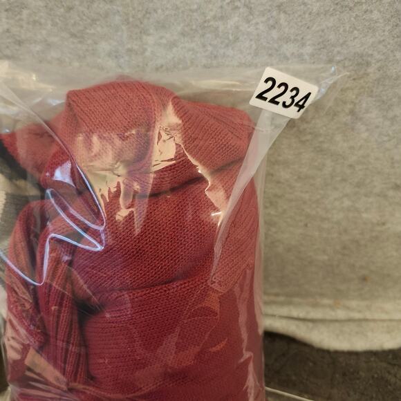 US Polo Assn Sweater Men's Large Red 1/4 Zip Classy Pullover Long Sleeve NWT $60 - Picture 13 of 13